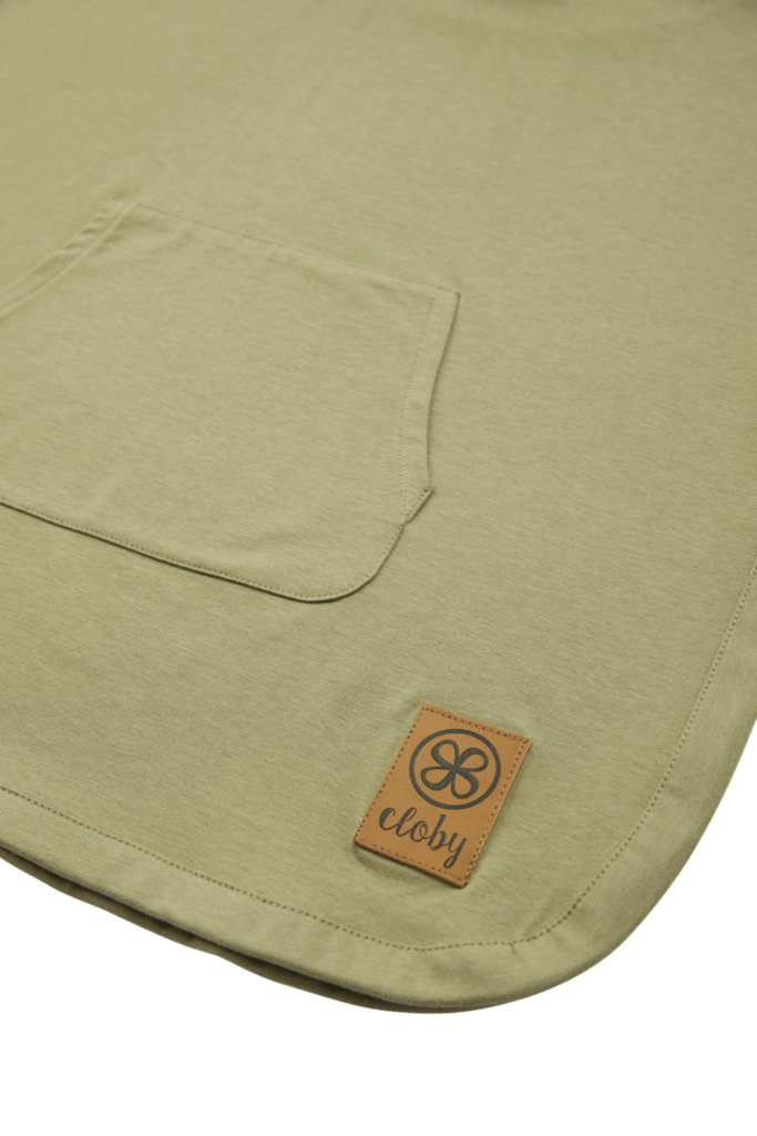 Cloby UV-poncho - Olijfgroen 1-3 jaar - - MamaMilla