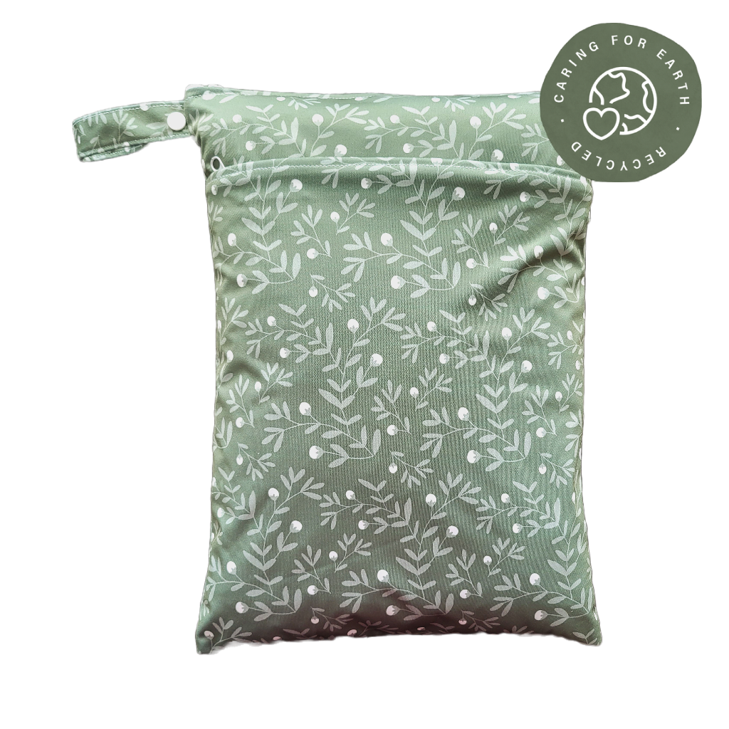 Het Zweedse bos | Wetbag medium: Dala-bloemen - - MamaMilla
