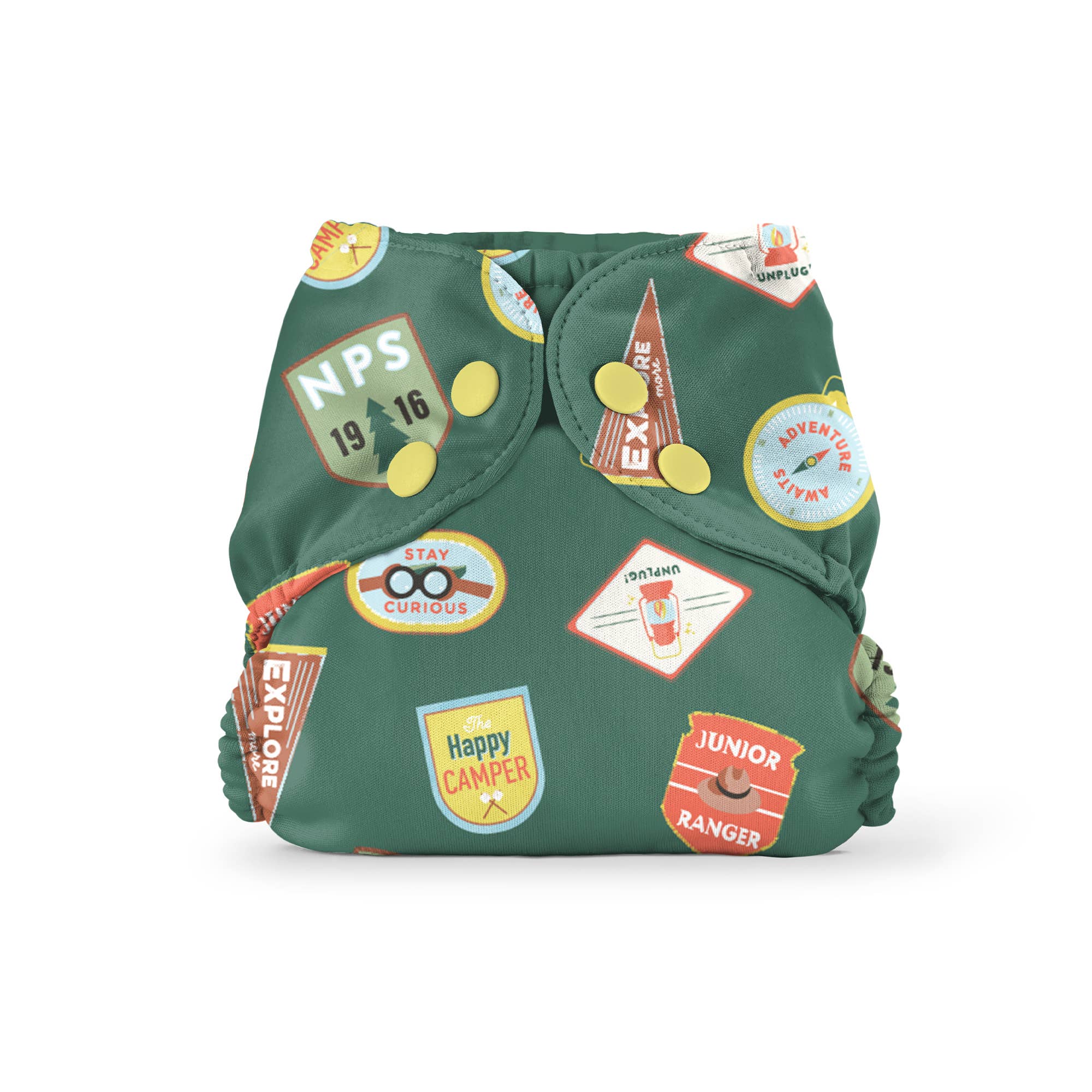 Outer (+ Swim Diaper): Winter Water Factory Wild Cats / Size 2 (18-35 lbs) - - MamaMilla