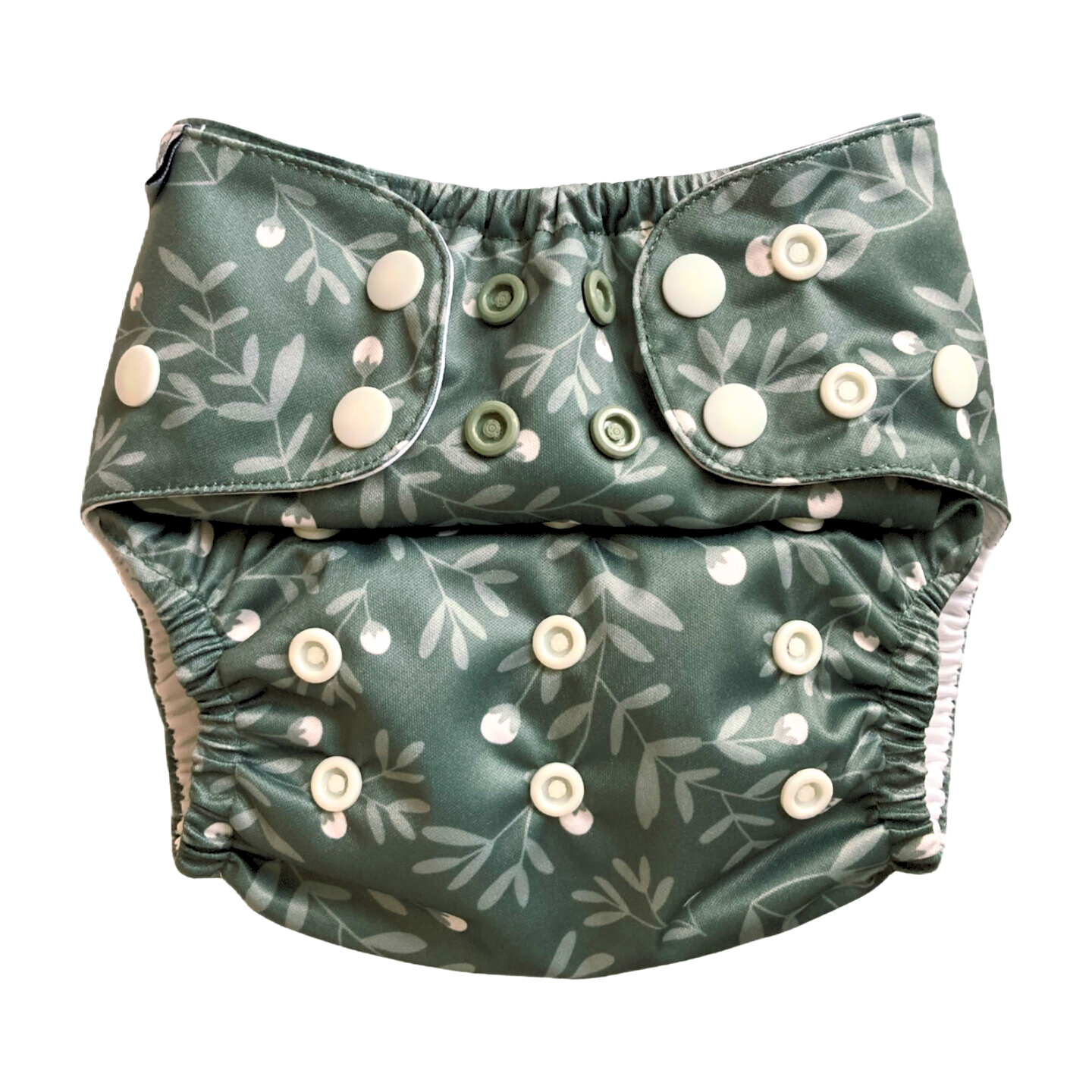 The Swedish Forest | Pocket Diaper | Slim 3-15kg: Humleblomster blå / No inserts - - MamaMilla