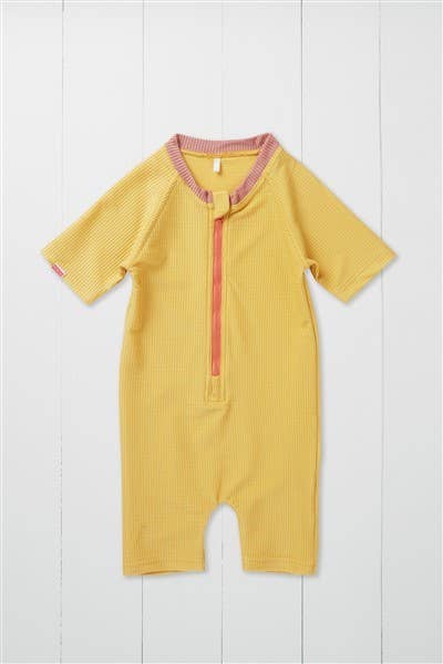 Grass & Air ochre shortie badedragt