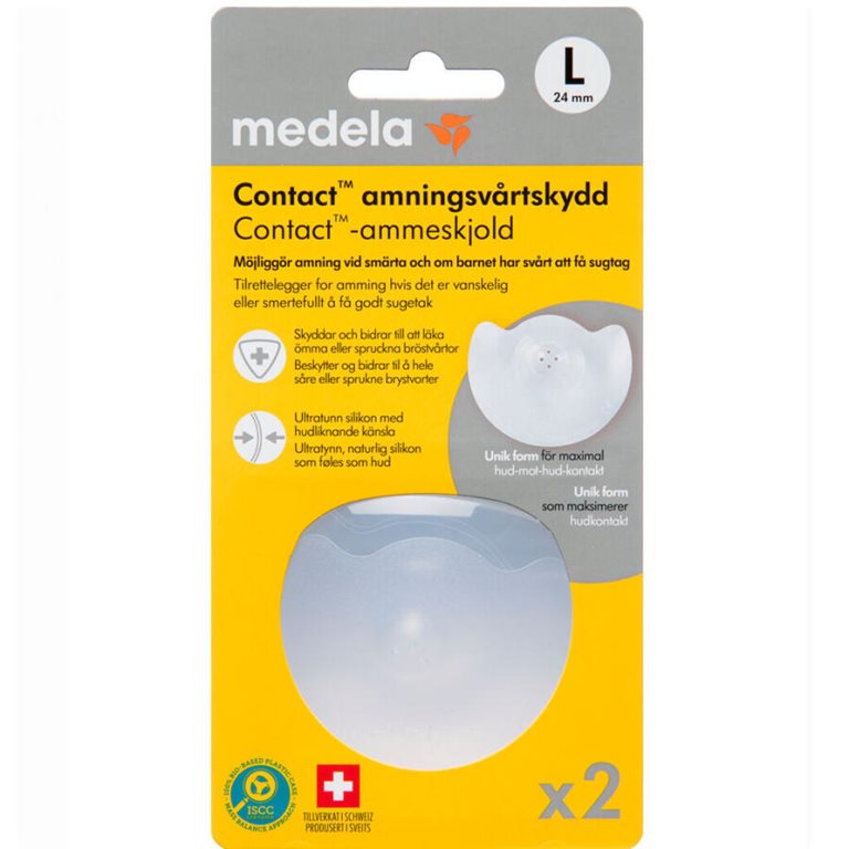 Medela Ammebrikker Brystskjold 2-Pak – str. L, 24 mm