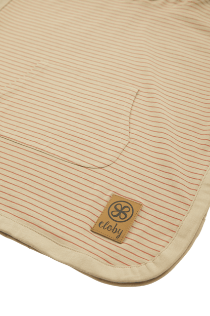 Cloby UV Poncho - Sandy Beach/Peanut Bruin 3-5 jaar - - MamaMilla