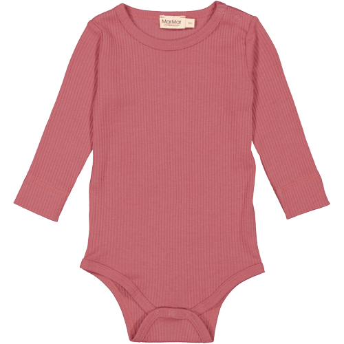 MarMar bodysuit in modal - Pink Rouge - bodysuit - MamaMilla