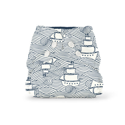 Outer (+ Swim Diaper): Winter Water Factory Wild Cats / Size 2 (18-35 lbs) - - MamaMilla