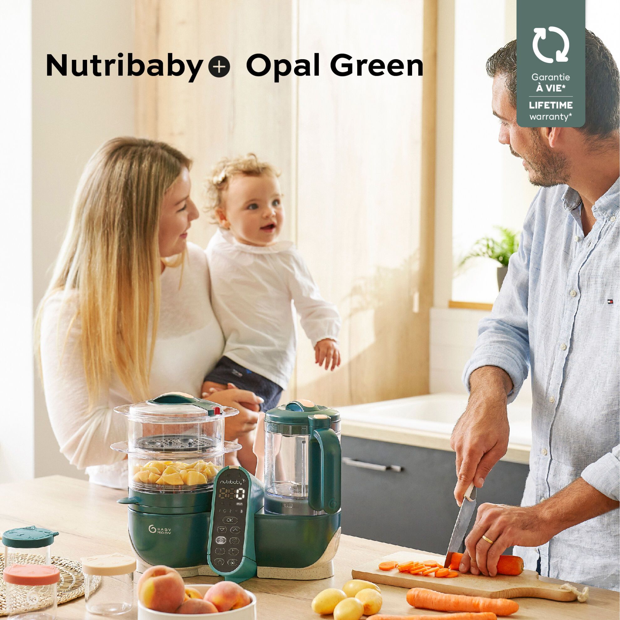 Babymoov Madmaskine - Nutribaby Plus - Opal Green - Madmaskine - MamaMilla