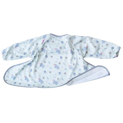 Tidy Tot Slab, Bord en Lepel - SET - Uil - Slab met mouwen - MamaMilla