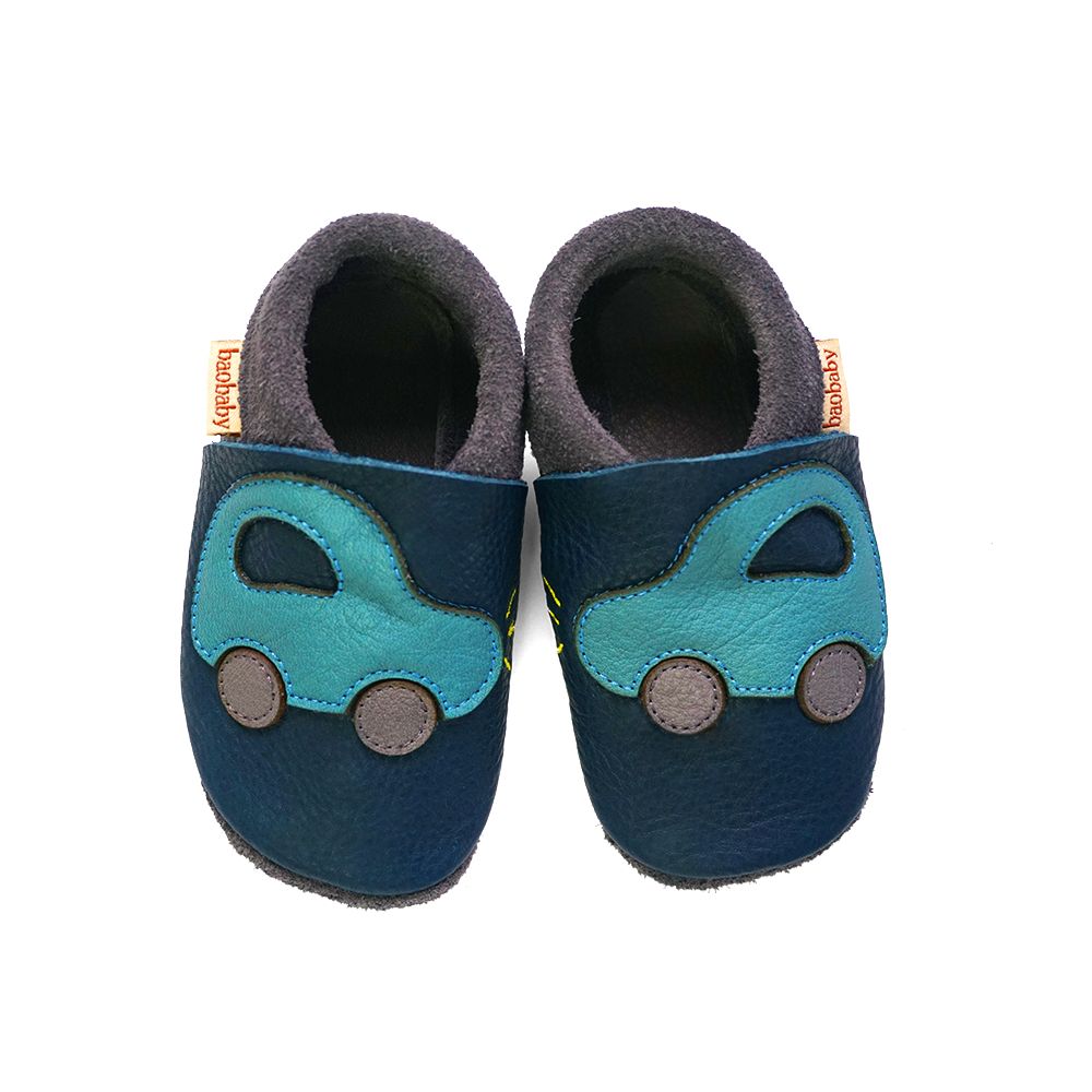Baobaby Classic Baby Skor - Buggy Navy L - - MamaMilla