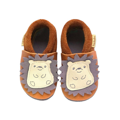 Baobaby Klassisk Babysko - Spikey Curry L - - MamaMilla