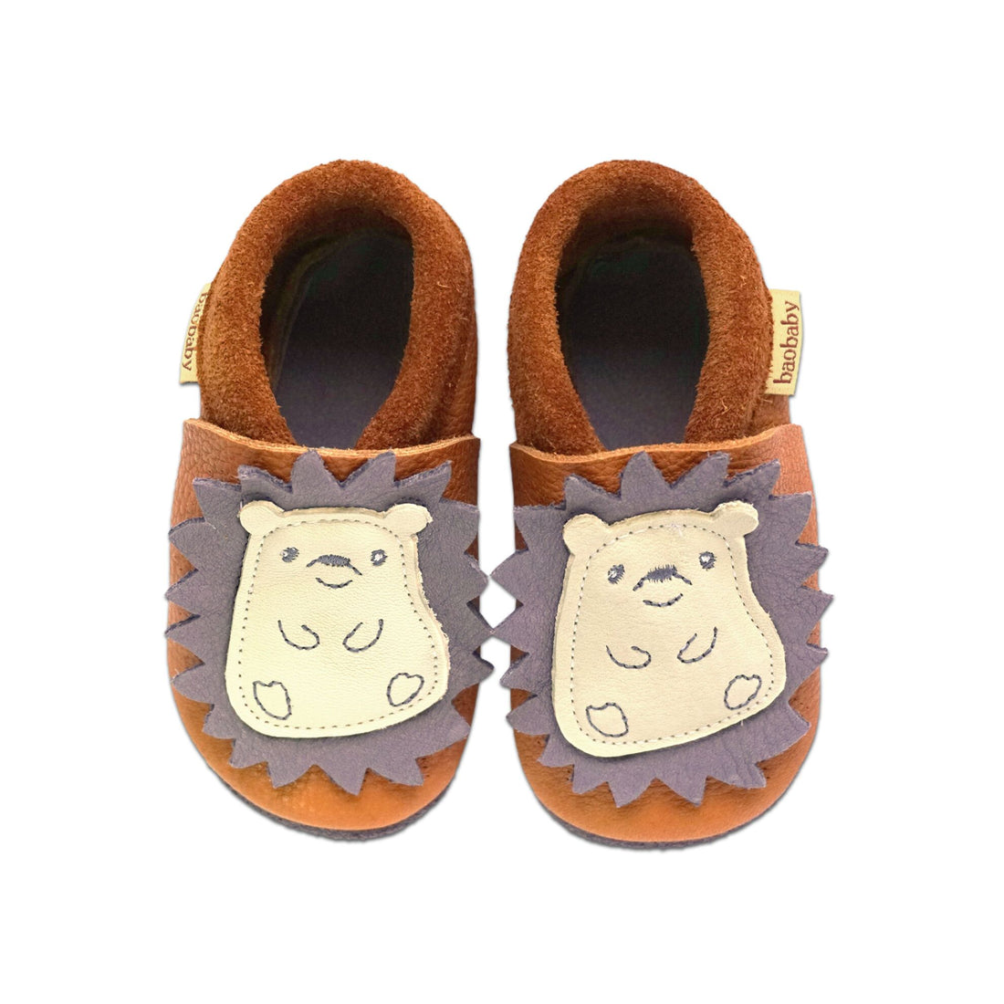 Baobaby Classic Baby Skor - Spikey Curry M - - MamaMilla