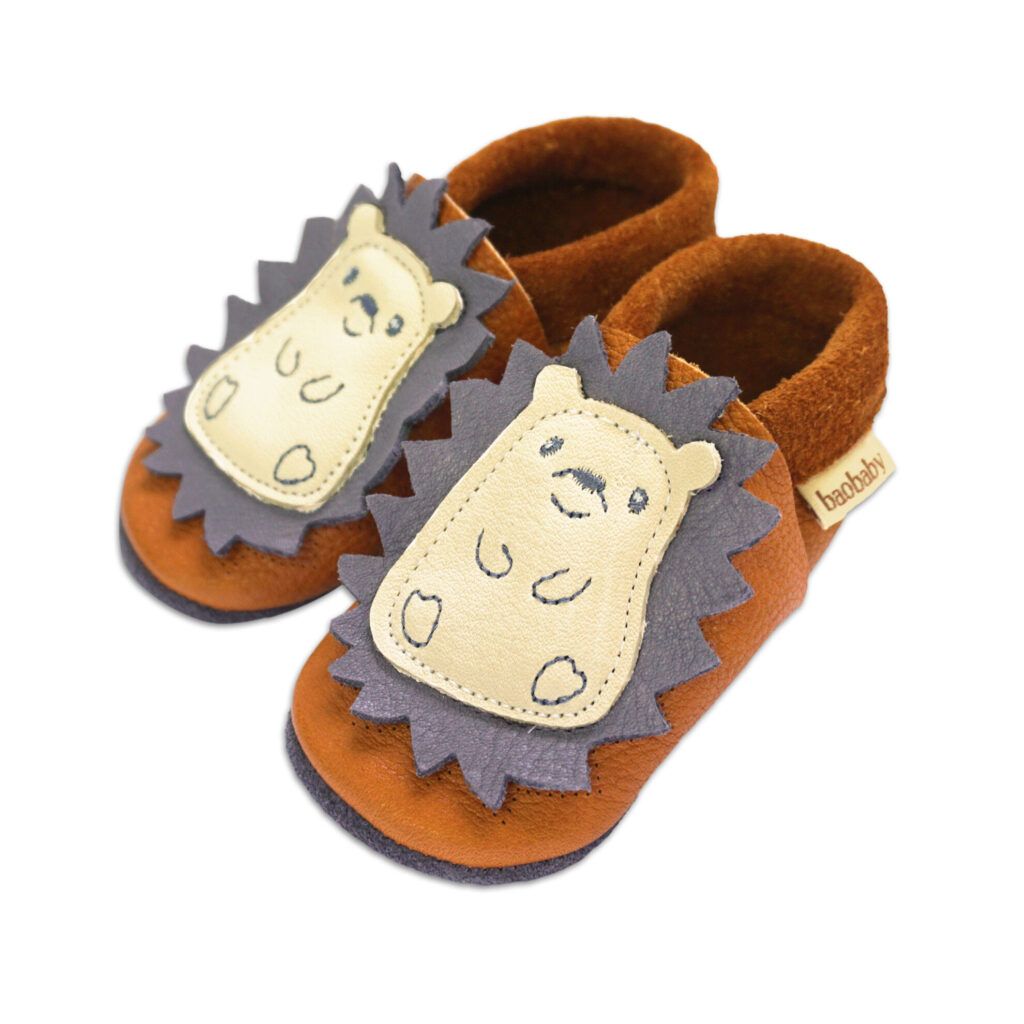 Baobaby Classic Baby Skor - Spikey Curry M - - MamaMilla
