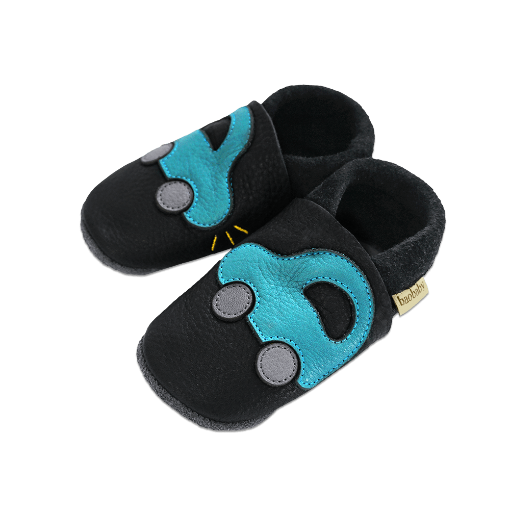 Baobaby Classic Babyschoentjes - Buggy Zwart S - - MamaMilla