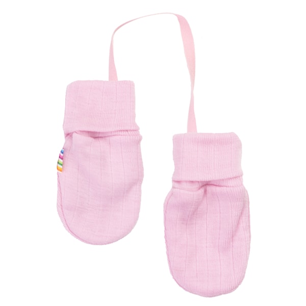 Joha luffer uden tommelfinger i uld - Rosa