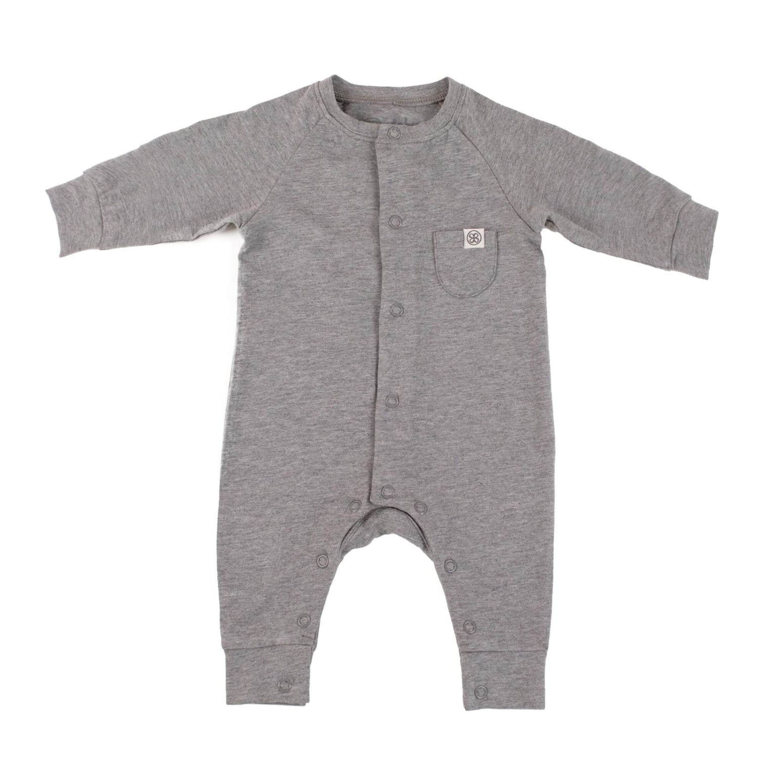 Cloby UV-playsuit - Steengrijs 50/56 - - MamaMilla