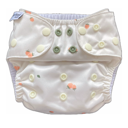 The Swedish Forest | Pocket Diaper | Slim 3-15kg: Skogssvamp / No inserts - - MamaMilla