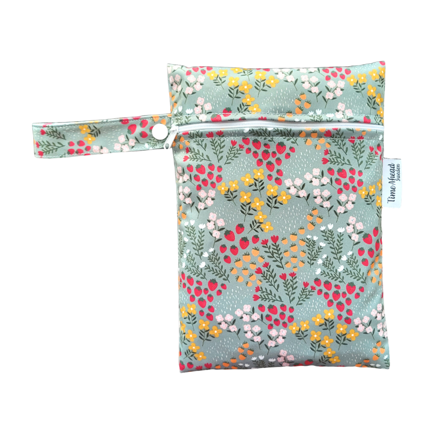 Het Zweedse bos | Kleine wetbag: Hopbloemen wit - - MamaMilla