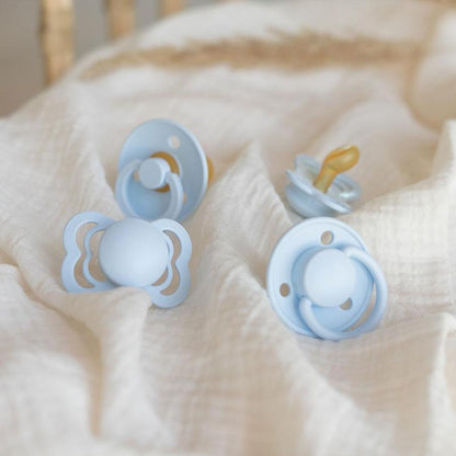 Slabbetjes Probeer het - startpakket met speen - Baby Blue - Fopspeen - MamaMilla