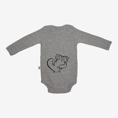 MamaMilla body met lange mouwen - Grijs - Body - MamaMilla