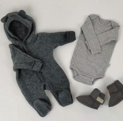 MamaMilla body met lange mouwen - Grijs - Body - MamaMilla